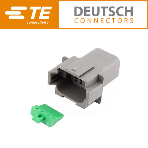 DT04-08P 8 Way Receptacle & Green Wedge