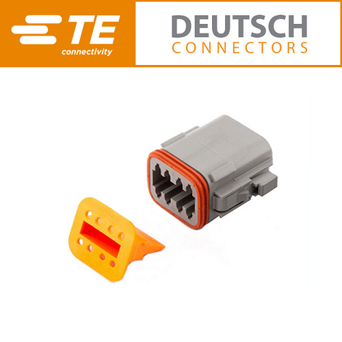 DT06-8S 8 Way Plug & Orange Wedge