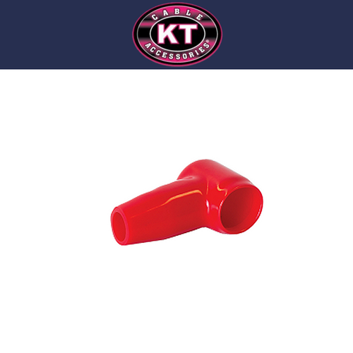 Ring Terminal Cover Post Ht≤20mm Cable 3-4mmØ Red