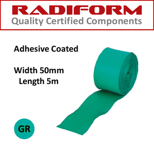 Heat Shrink Tape 50mm x 5m Green