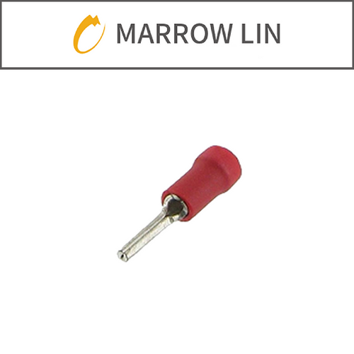 Red Pin Terminal Double Grip 0.5-1.25mm² Pk50